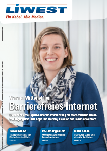 Cover LIWEST Kundenmagazin #01 März 2017 Verena Mitterlehner