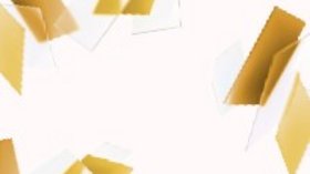 Weißer Hintergrund mit goldenen Lametta-Rechtecken am Rand rundherum