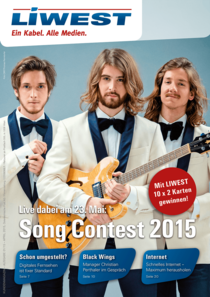 LIWEST Kundenmagazin #01 April 2015 Song Contest