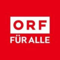 Logo ORF für alle, roter Hintergrund, weiße Schrift