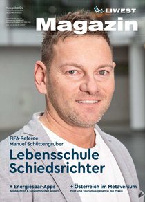Cover LIWEST Magazin #04 Dezember 2022 Manuel Schüttengruber
