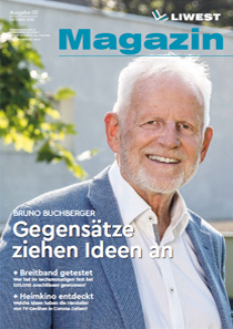 Cover LIWEST Magazin #03 Oktober 2020 Bruno Buchberger
