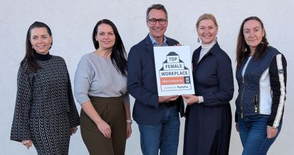 LIWEST Abteilungsleiterinnen & Geschäftsführung Top Female Workplace kununu 2025