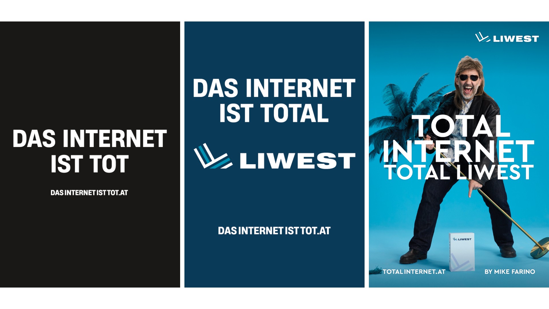 LIWEST drei Sujets Imagekampagne 2025