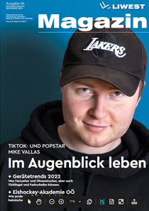 Cover LIWEST Magazin #04 Dezember 2021 Mike Vallas