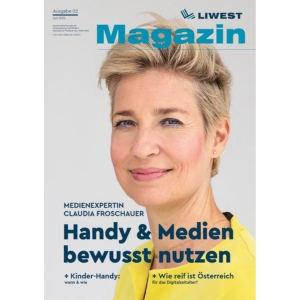 Cover LIWEST Magazin 02 Juni 2025 mit großem Portraitfoto von Claudia Froschauer