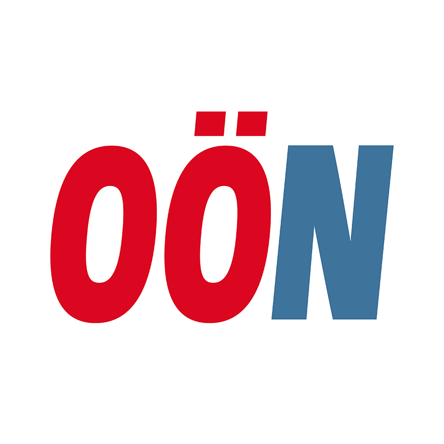 Logo Oberösterriechische Nachrichten – OÖ in rot, N in blau
