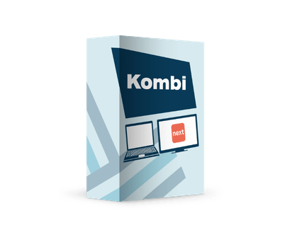 LIWEST Podruktbox Kombi mit Icon Laptop und Fernseher mit next Logo