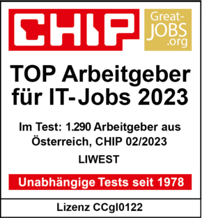 LIWEST Great Jobs Chip Auszeichnung