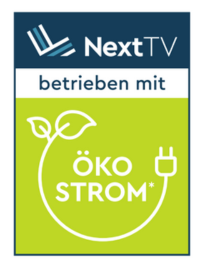 LIWEST Next TV Ökostrom-Siegel 2025