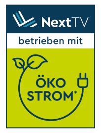 LIWEST Next TV Ökostrom-Siegel 2025 LIWEST Next TV Ökostrom-Siegel 2025